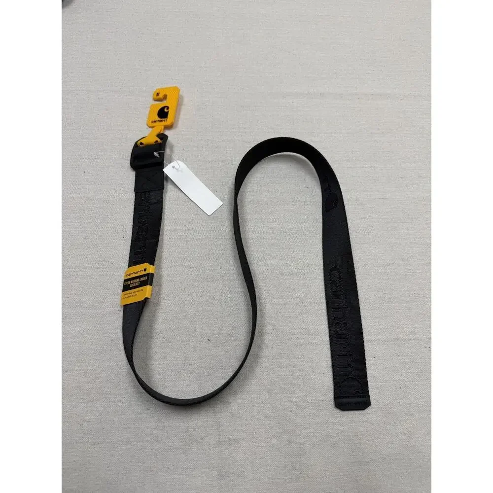 NEW Carhartt Nylon Webbing Ladder Lock Belt – Black Size M Heavy Duty